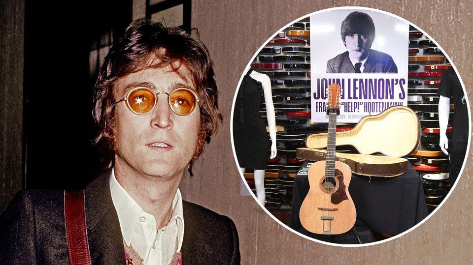 Потерянная гитара Джона Леннона продана на аукционе за рекордную сумму