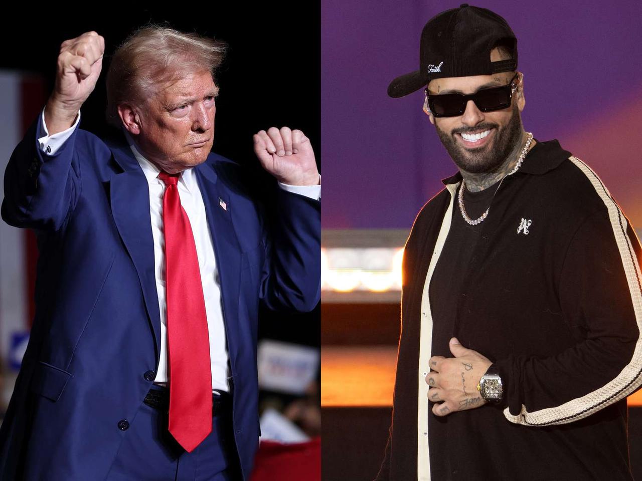 Дональд Трамп перепутал Nicky Jam с женщиной