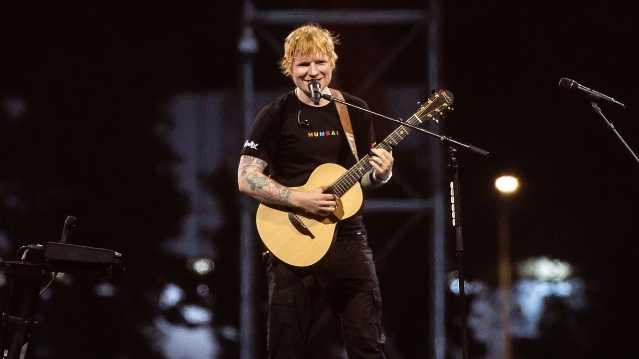 Ed Sheeran sings in Punjabi during concert in Mumbai