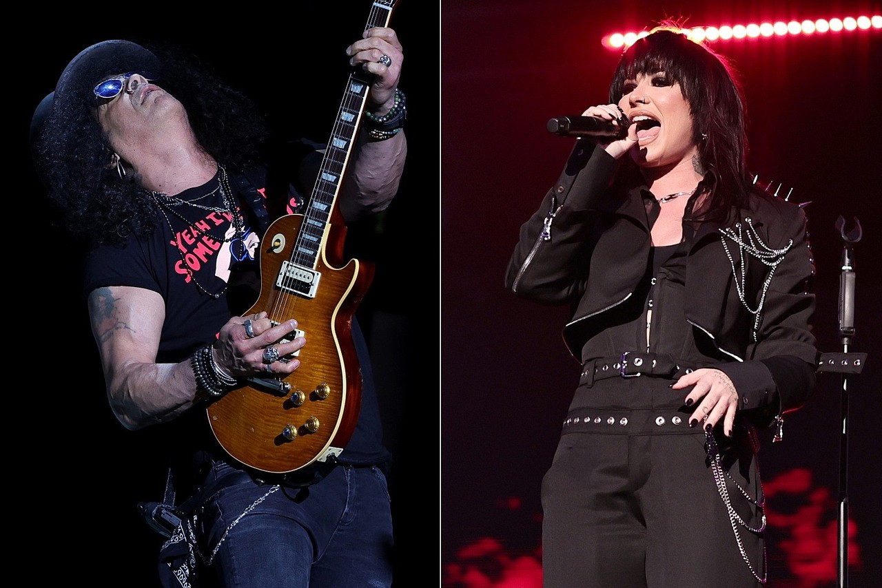 Slash teams Up With Demi Lovato for cover of "Papa Was A Rollin' Stone"