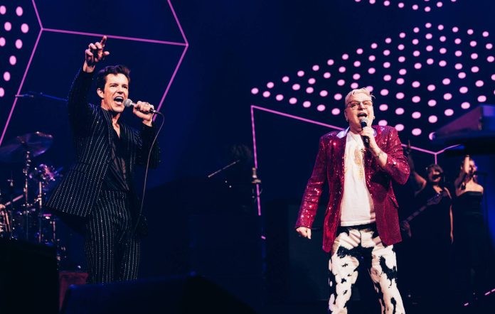 Watch Erasure’s Andy Bell join The Killers for a performance of ‘A Little Respect’ in London