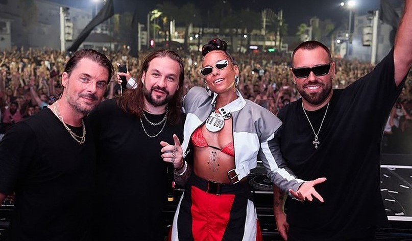 Swedish House Mafia вместе с Alicia Keys зажгли в британском радиоэфире