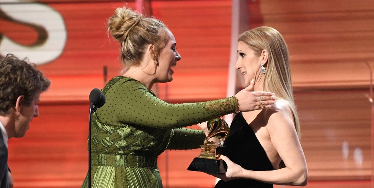 Adele and Celine Dion’s Emotional Hug Brings Fans to Tears in Las Vegas