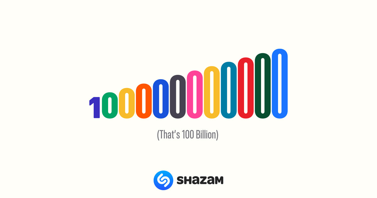 Музыкальный прорыв: Shazam распознал 100 миллиардов треков