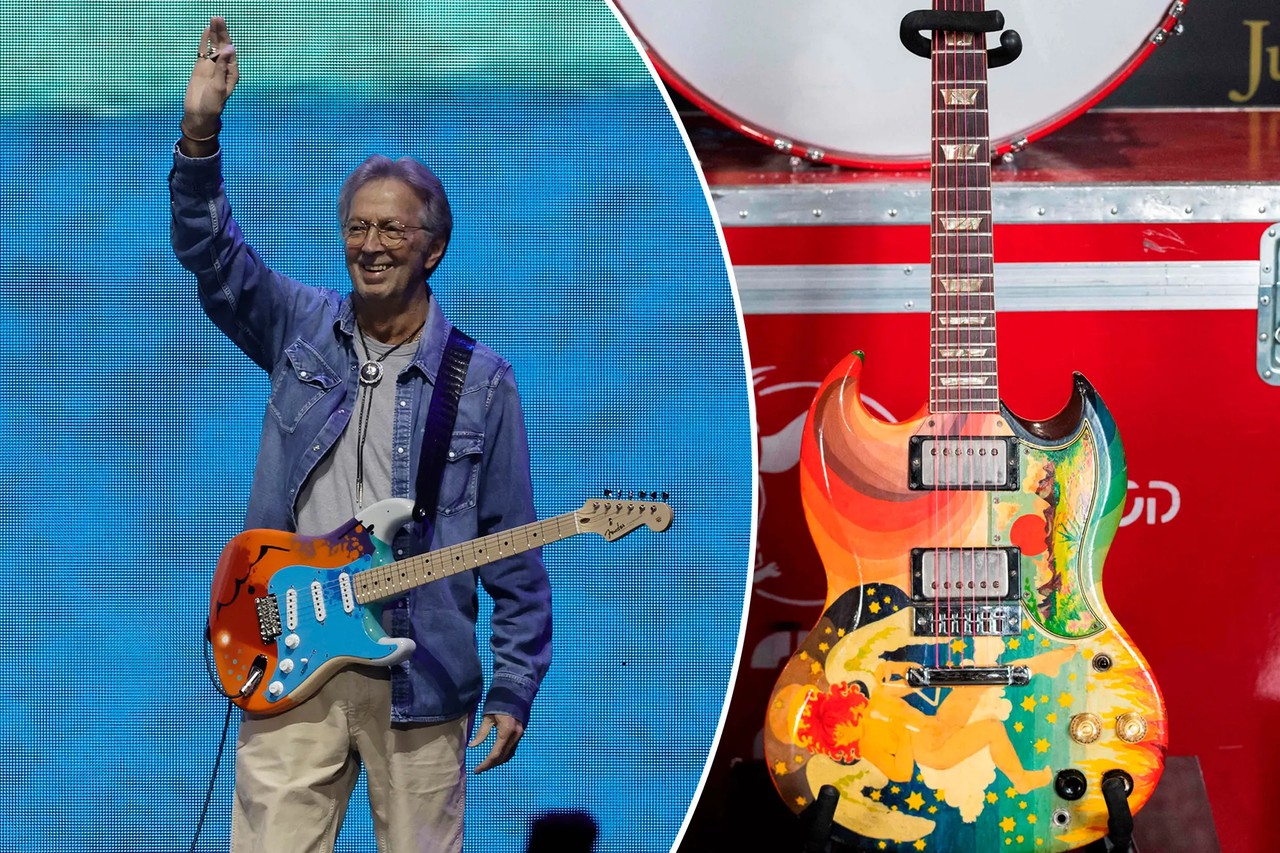 Eric Clapton’s “The Fool” guitar becomes one of the most expensive ever at auction